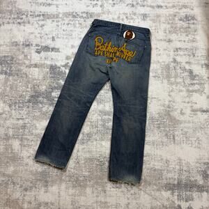 Authentic Bape 2000’s Champion Logo Jeans 32